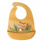 Σαλιάρα Σιλικόνης Λιονταράκι  4m+