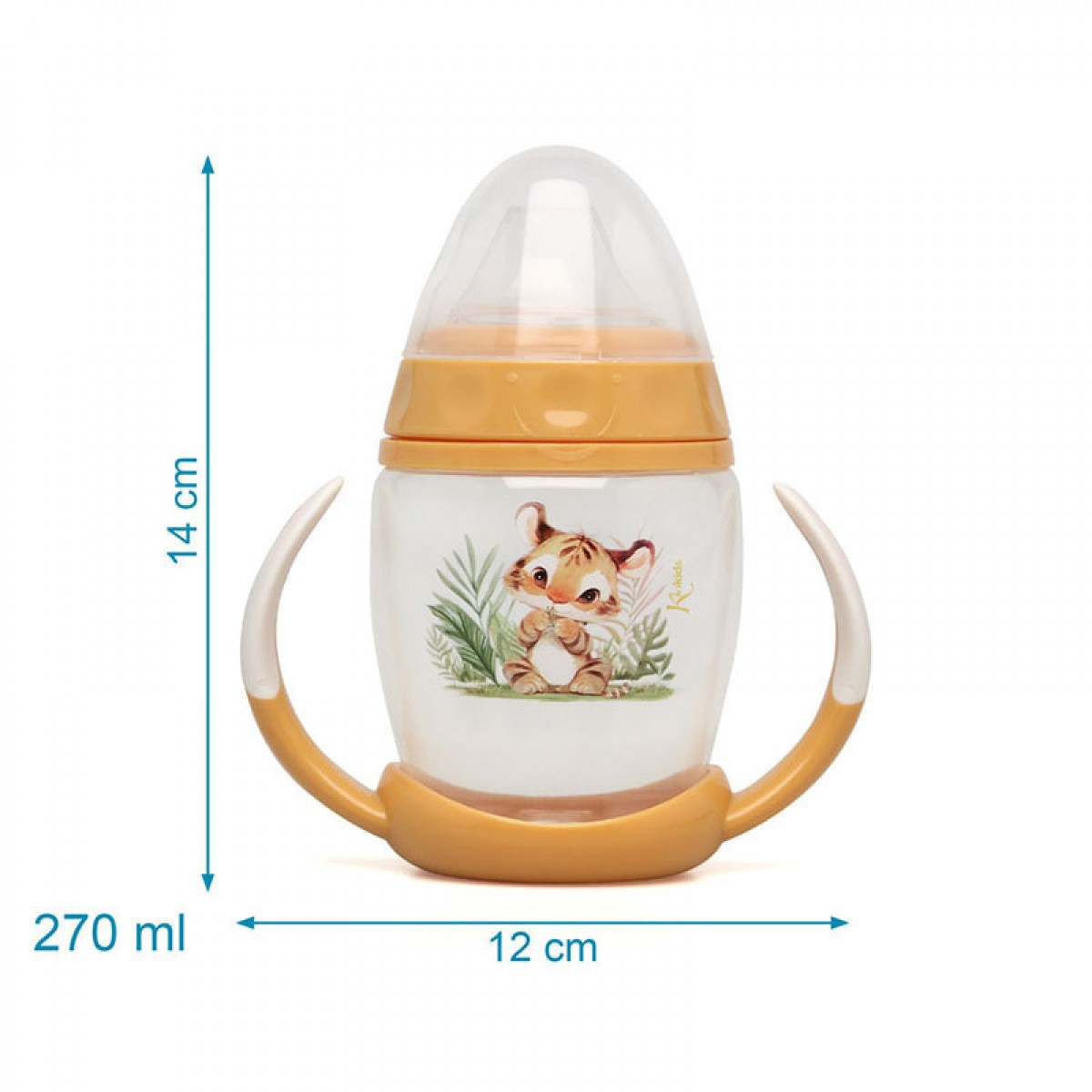 Εκπαιδευτικό Ποτηράκι Σκιουράκι 1ο Βήμα 270ml 6+Μ