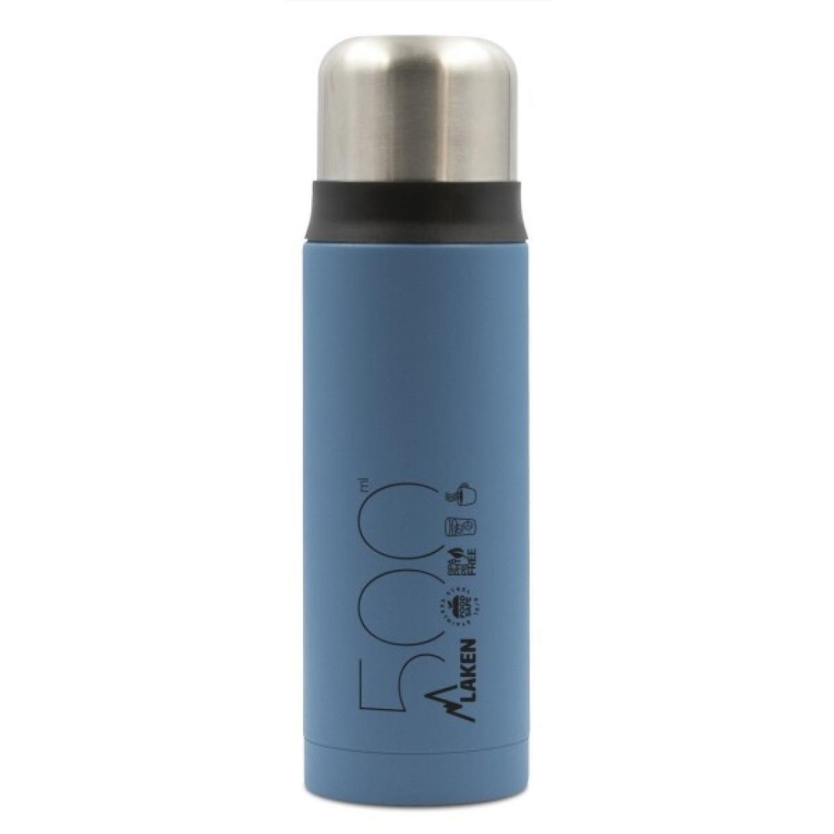 Laken Θερμός Υγρών από Ανοξείδωτο Ατσάλι Χρώμα Blue 500ml. Laken Θερμός Υγρών από Ανοξείδωτο Ατσάλι Χρώμα Blue 500ml.
