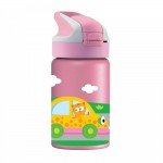 Παγουρίνο – Θερμός με καλαμάκι Laken 350ml Οχήματα Ροζ Παγουρίνο – Θερμός με καλαμάκι Laken 350ml Οχήματα Ροζ