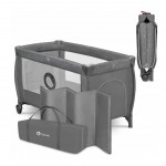 Lionelo Stefi Plus Παρκοκρέβατο 2 Επιπέδων Gray Multicolour