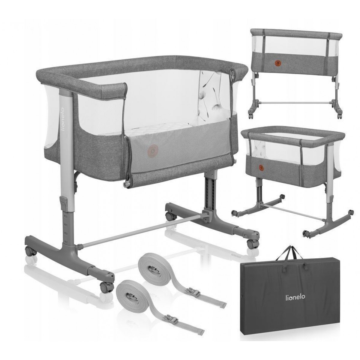 Lionelo Aurora Λίκνο Συγκοίμησης Gray Concrete