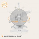 Lionelo Iris Διαδραστικό Ηλεκτρικό Ρηλάξ Gray Concrete