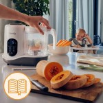 Lionelo BabyMenu Πολυλειτουργικό Robot 5 σε 1 Ατμομάγειρας /Αναδευτήρας /Απόψυξη /Θερμαντήρας /Αποστείρωση