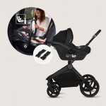 Πολυκαρότσι Lionelo Freya 3 σε 1 έως 22kg με αναδιπλούμενο Πορτ-Μπεμπέ Black