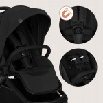Πολυκαρότσι Lionelo Freya 3 σε 1 έως 22kg με αναδιπλούμενο Πορτ-Μπεμπέ Black