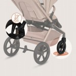 Πολυκαρότσι Lionelo Freya 3 σε 1 έως 22kg με αναδιπλούμενο Πορτ-Μπεμπέ Beige Sand