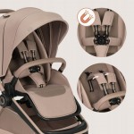 Πολυκαρότσι Lionelo Freya 3 σε 1 έως 22kg με αναδιπλούμενο Πορτ-Μπεμπέ Beige Sand