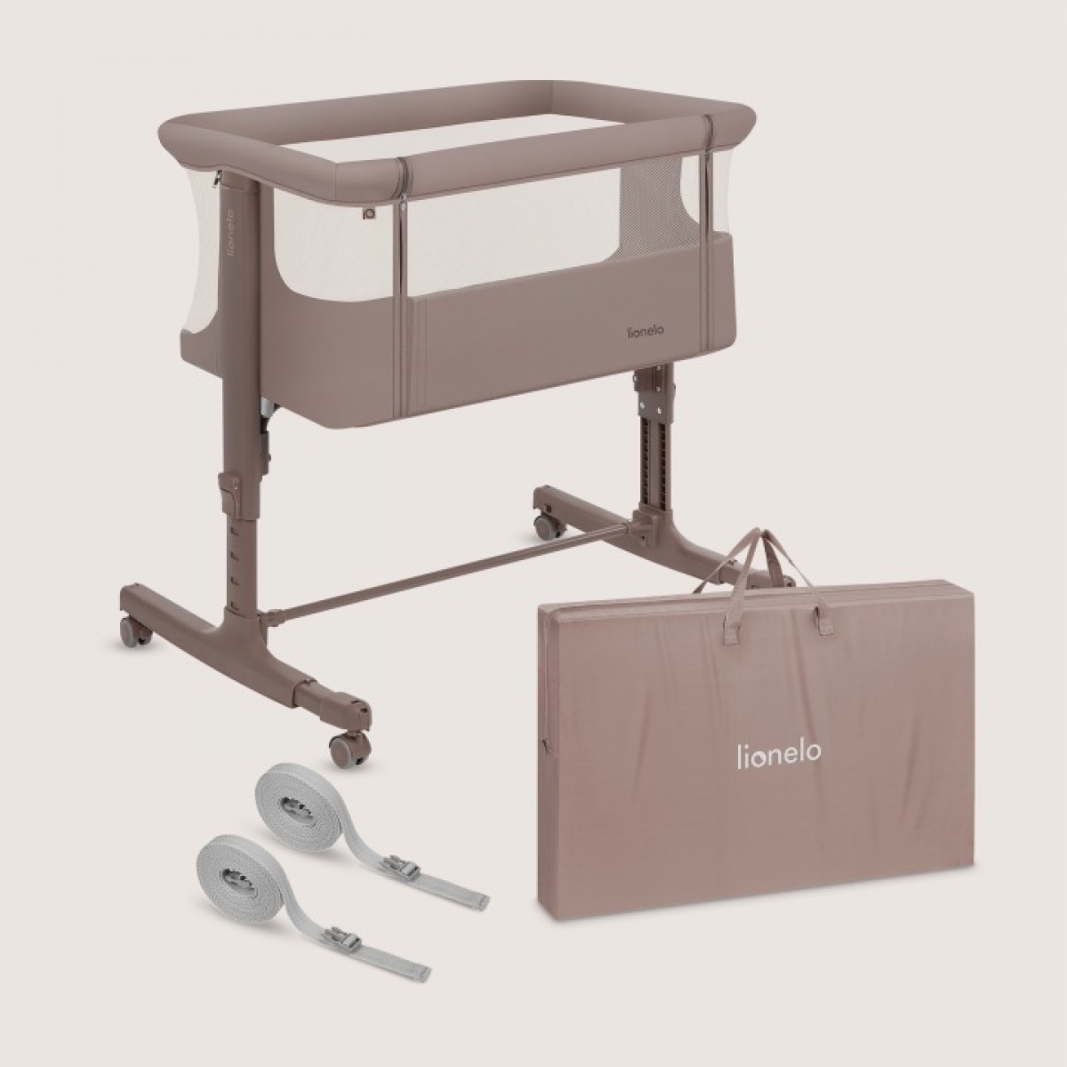 Lionelo Aurora Λίκνο Συγκοίμησης Beige Taupe