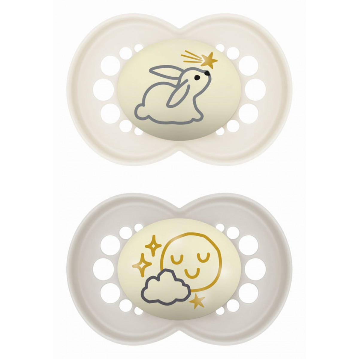 Πιπίλα Original Night Σιλικόνης 6-16 μηνών - Πράσινο