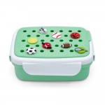Melii Bento Φαγητοδοχείο με Charms 880ml - Πράσινο