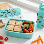 Melii Bento Φαγητοδοχείο με Charms 880ml - Μπλε