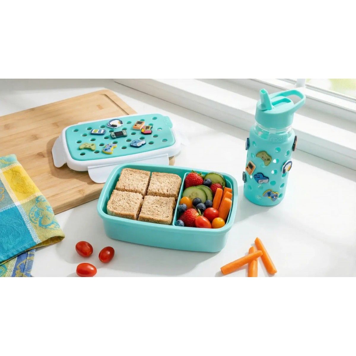 Melii – Παγούρι με Charms Πράσινο 450ml