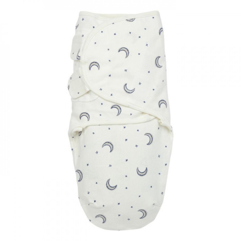 Meyco Καλοκαιρινός Υπνόσακος Κουβέρτα Swaddle Moon Indigo 0-3 μηνών