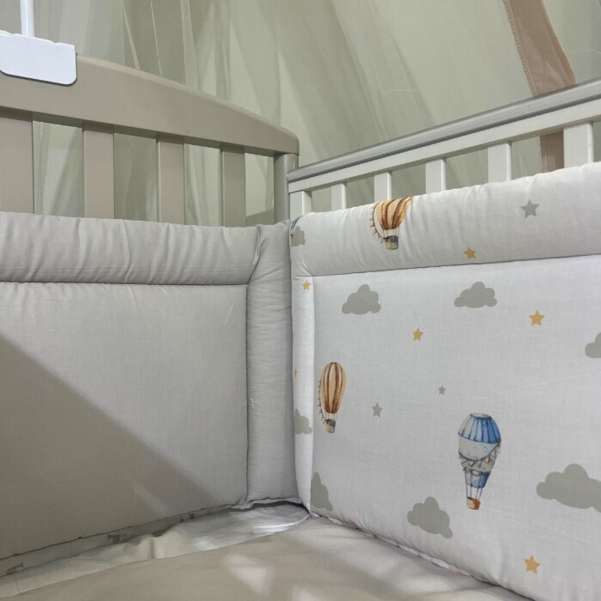 Πάντα Kρεβατιού Αερόστατο Γκρι  Natalino Bebelino