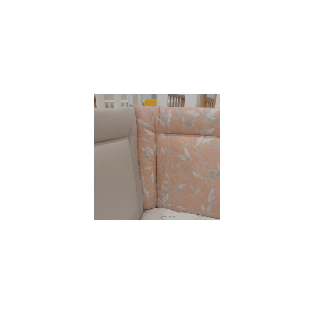 Πάντα Kρεβατιού Σομόν Φύλλα Natalino Bebelino