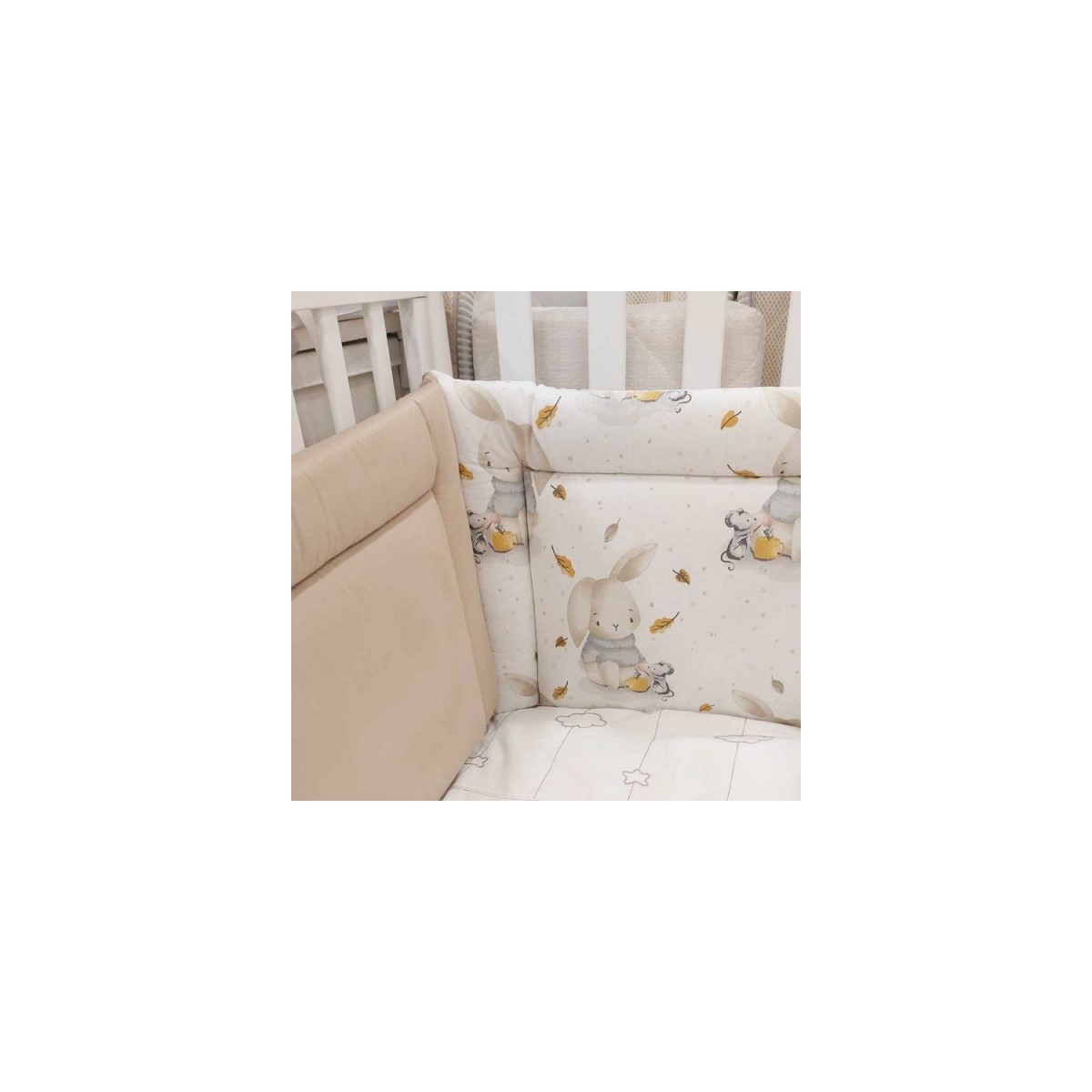 Πάντα natalino bebelino 190x40cm Μπεζ Λαγουδάκι Πάντα natalino bebelino 190x40cm Μπεζ Λαγουδάκι