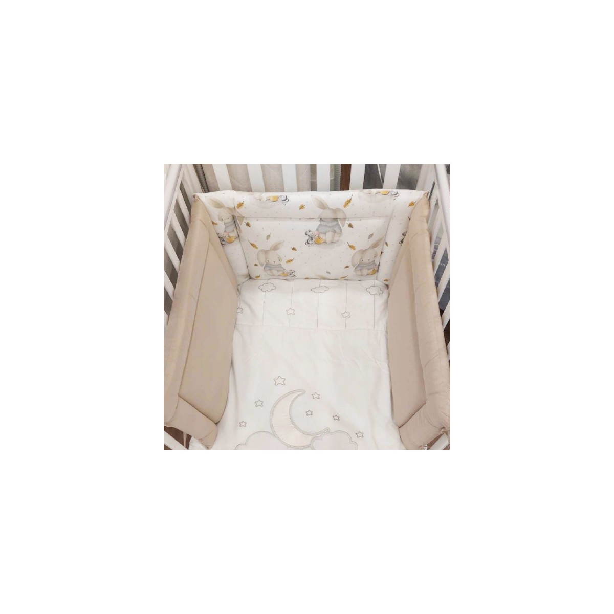 Πάντα natalino bebelino 190x40cm Μπεζ Λαγουδάκι Πάντα natalino bebelino 190x40cm Μπεζ Λαγουδάκι