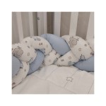 Πάντα Πλεξίδα NATALINO BEBELINO Λευκό-Σιελ Zωάκια Baby Love 190x20 Πάντα Πλεξίδα NATALINO BEBELINO Λευκό-Σιελ Zωάκια Baby Love 190x20