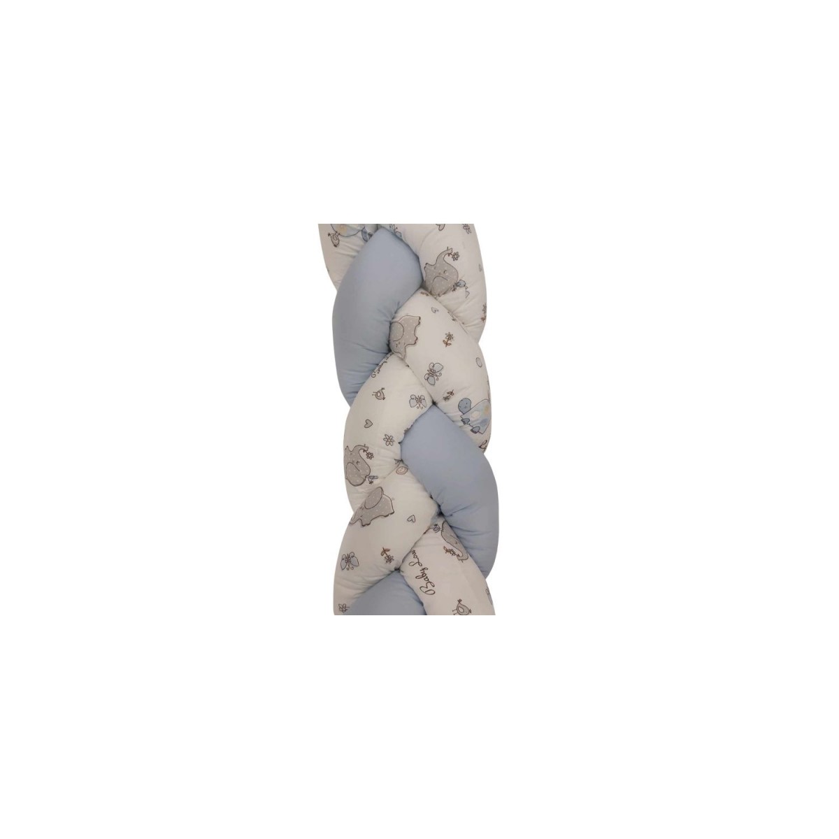 Πάντα Πλεξίδα NATALINO BEBELINO Λευκό-Σιελ Zωάκια Baby Love 190x20 Πάντα Πλεξίδα NATALINO BEBELINO Λευκό-Σιελ Zωάκια Baby Love 190x20