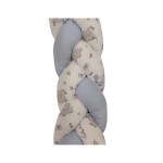 Πάντα Πλεξίδα NATALINO BEBELINO Λευκό-Σιελ Zωάκια Baby Love 190x20 Πάντα Πλεξίδα NATALINO BEBELINO Λευκό-Σιελ Zωάκια Baby Love 190x20