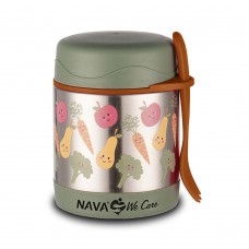 Θερμός Φαγητού 350ml "We Care" Nava πράσινο