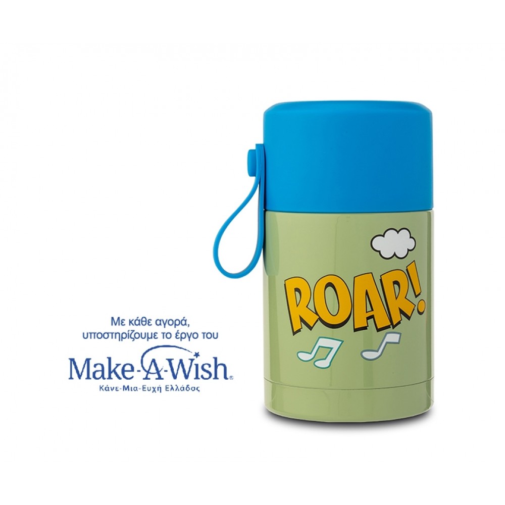 Θερμός Φαγητού 400ml "We Care" Nava Πράσινο