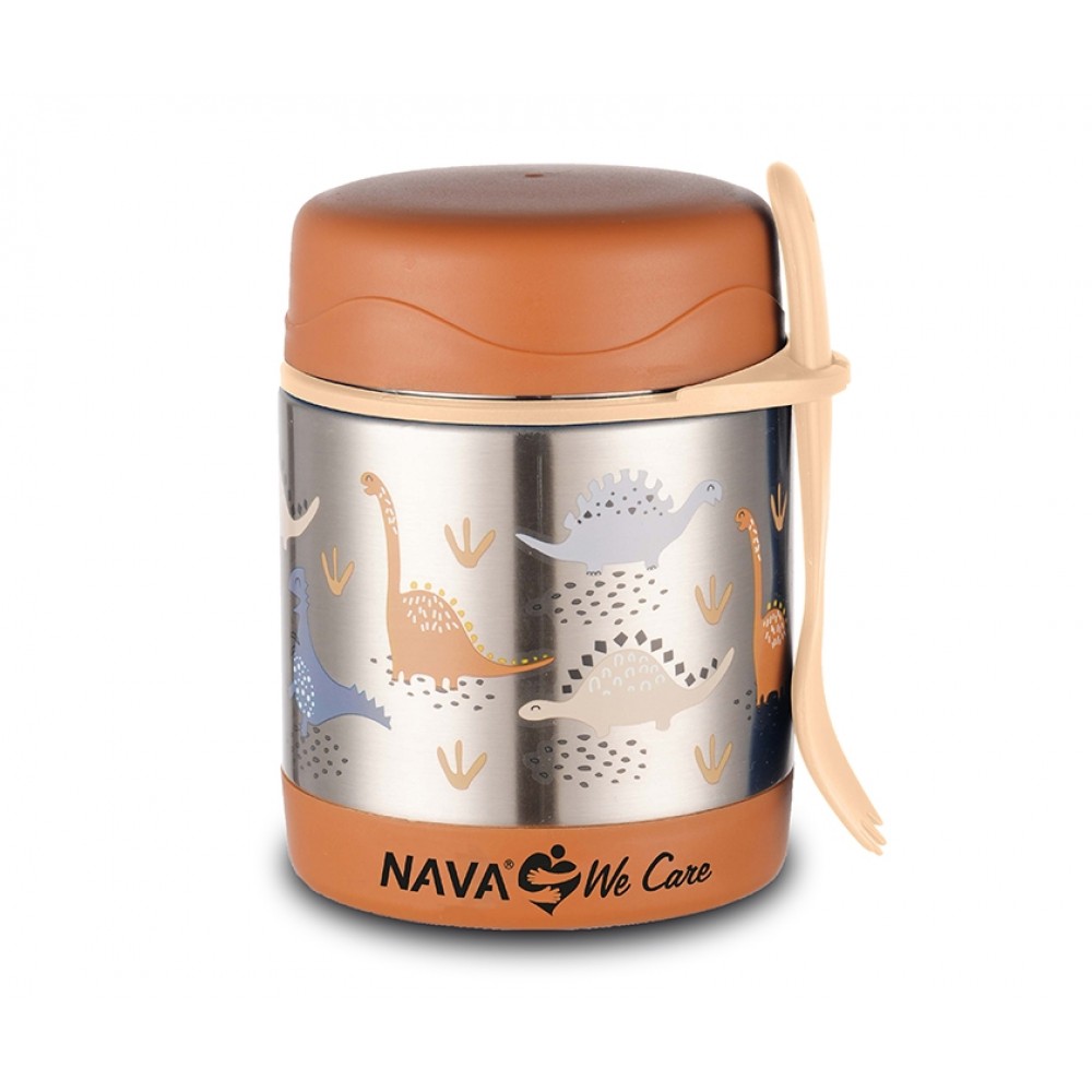 Θερμός Φαγητού 350ml "We Care" Nava Καφέ