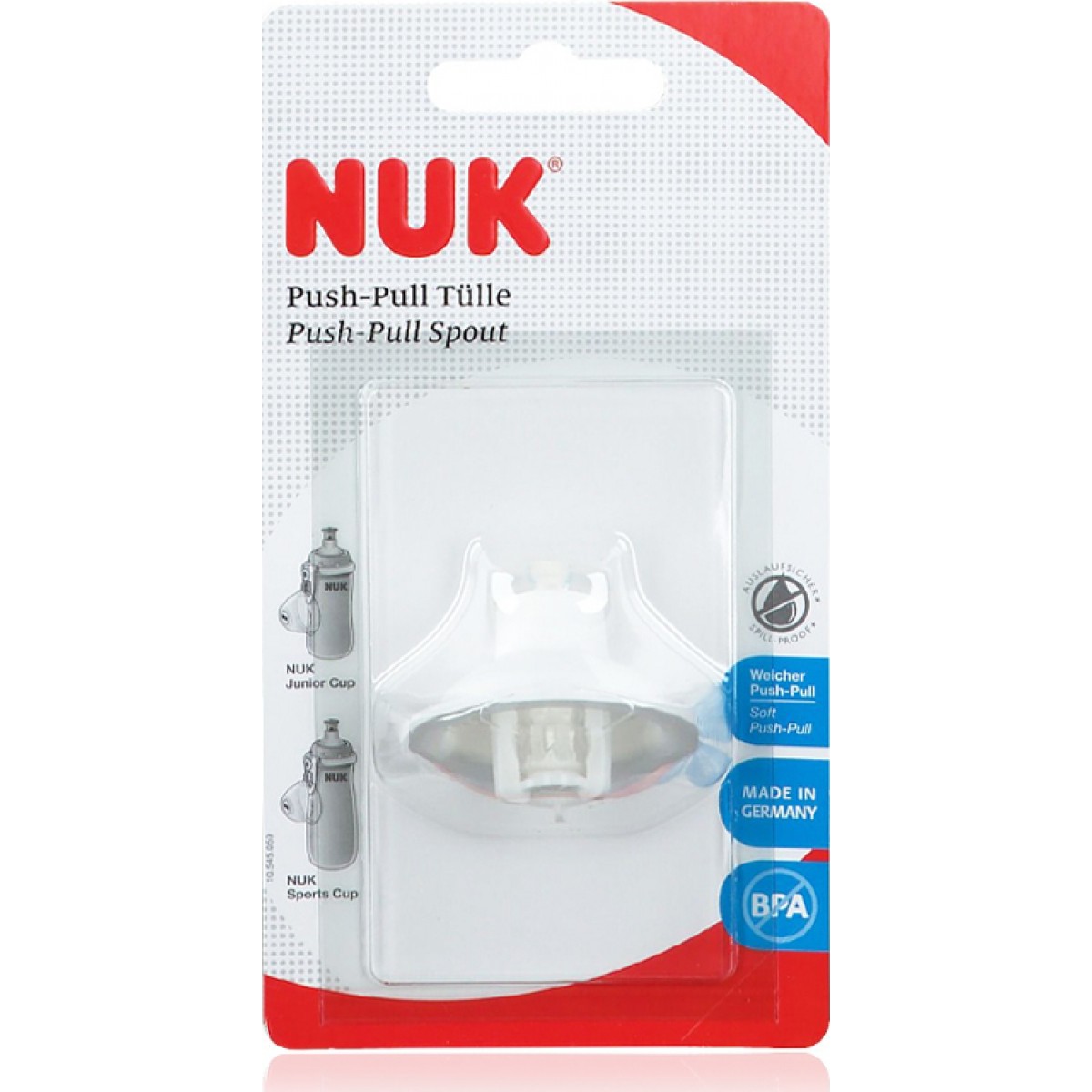 NUK Push-Pull - Ανταλλακτικό Καπάκι Για Τα Παγουράκια Sports Cup Και Junior Cup, 1 τεμάχιο