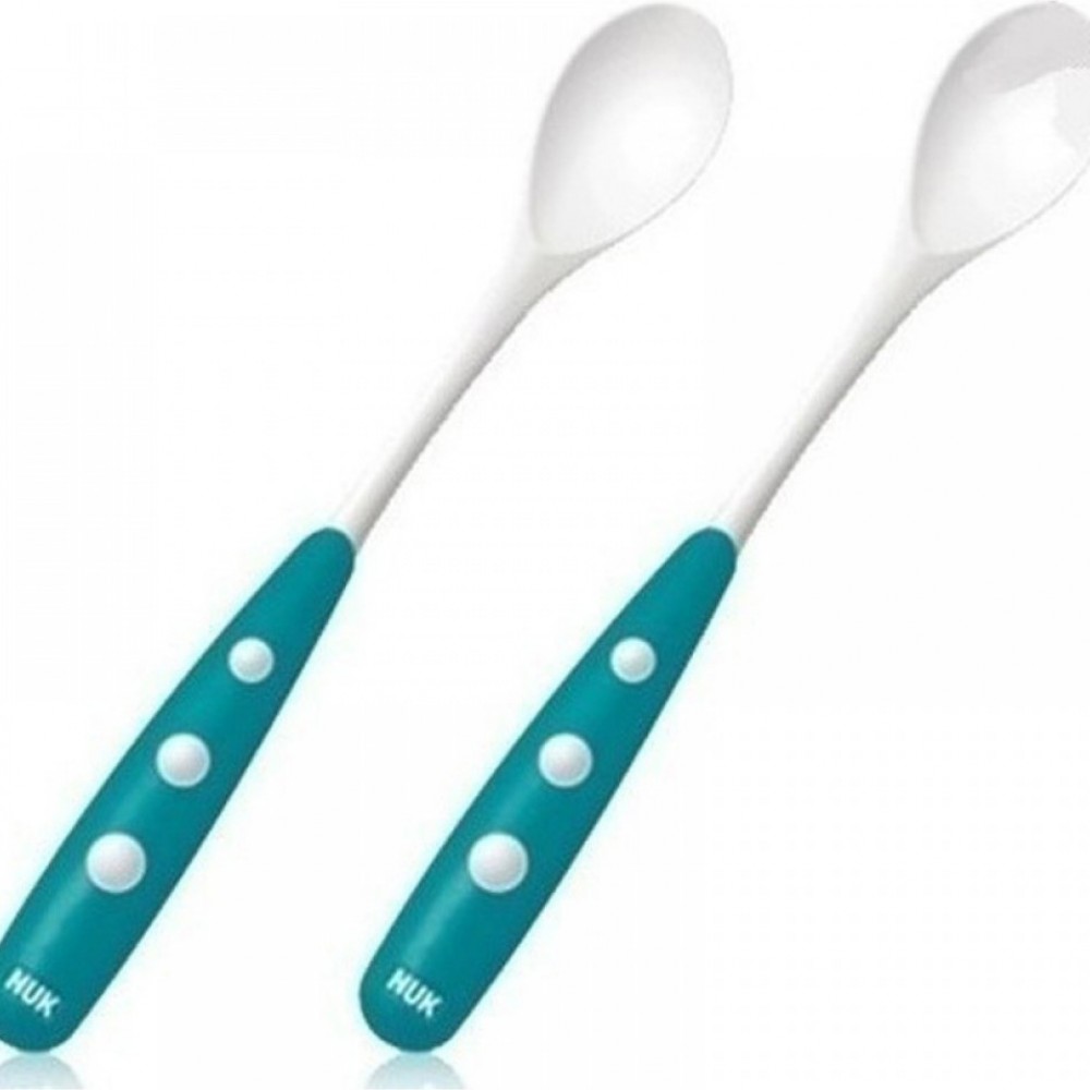 NUK Easy Learning Κουτάλι Φαγητού Πλαστικό 6+ μηνών 2τεμ
