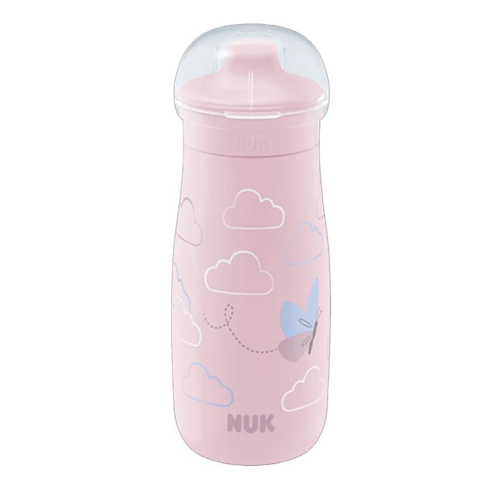 NUK - MINI-ME SIP Πλαστικό Παιδικό Παγούρι 9m+ (ροζ) - 300ml NUK