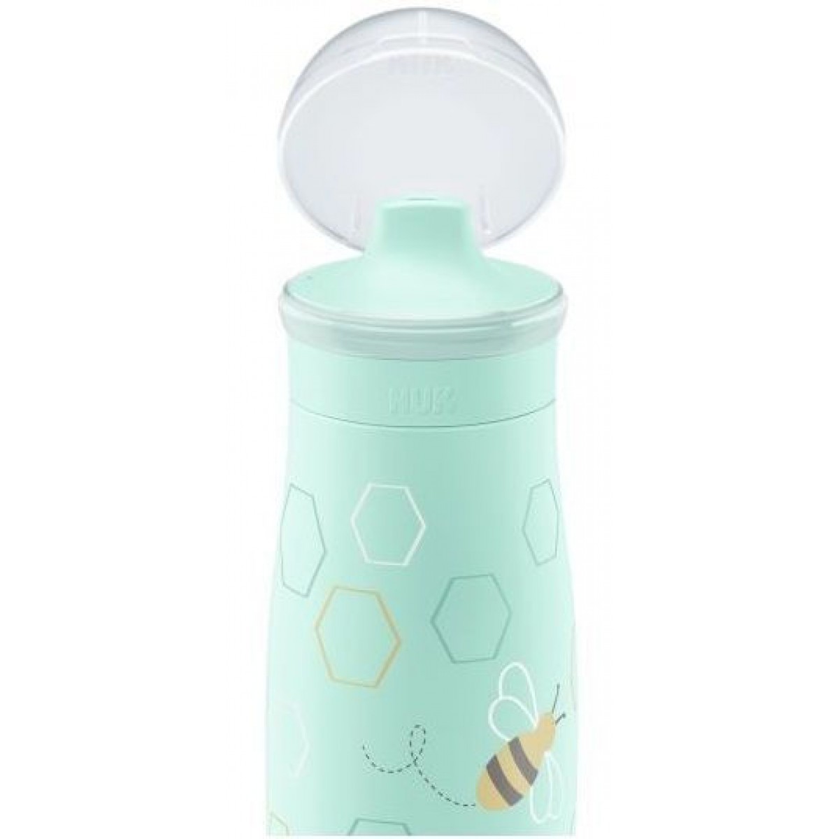 NUK - MINI-ME SIP Πλαστικό Παιδικό Παγούρι 9m+ - 300ml NUK Μέντα Με Μέλισσα