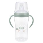Nuk Perfect Match Εκπαιδευτικό Μπιμπερό με Στόμιο Σιλικόνης & 2 Λαβές για 6+ Μηνών  Sheep  , 260ml