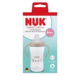 Nuk Perfect Match Εκπαιδευτικό Μπιμπερό με Στόμιο Σιλικόνης & 2 Λαβές για 6+ Μηνών  Μαϊμουδάκια, 260ml