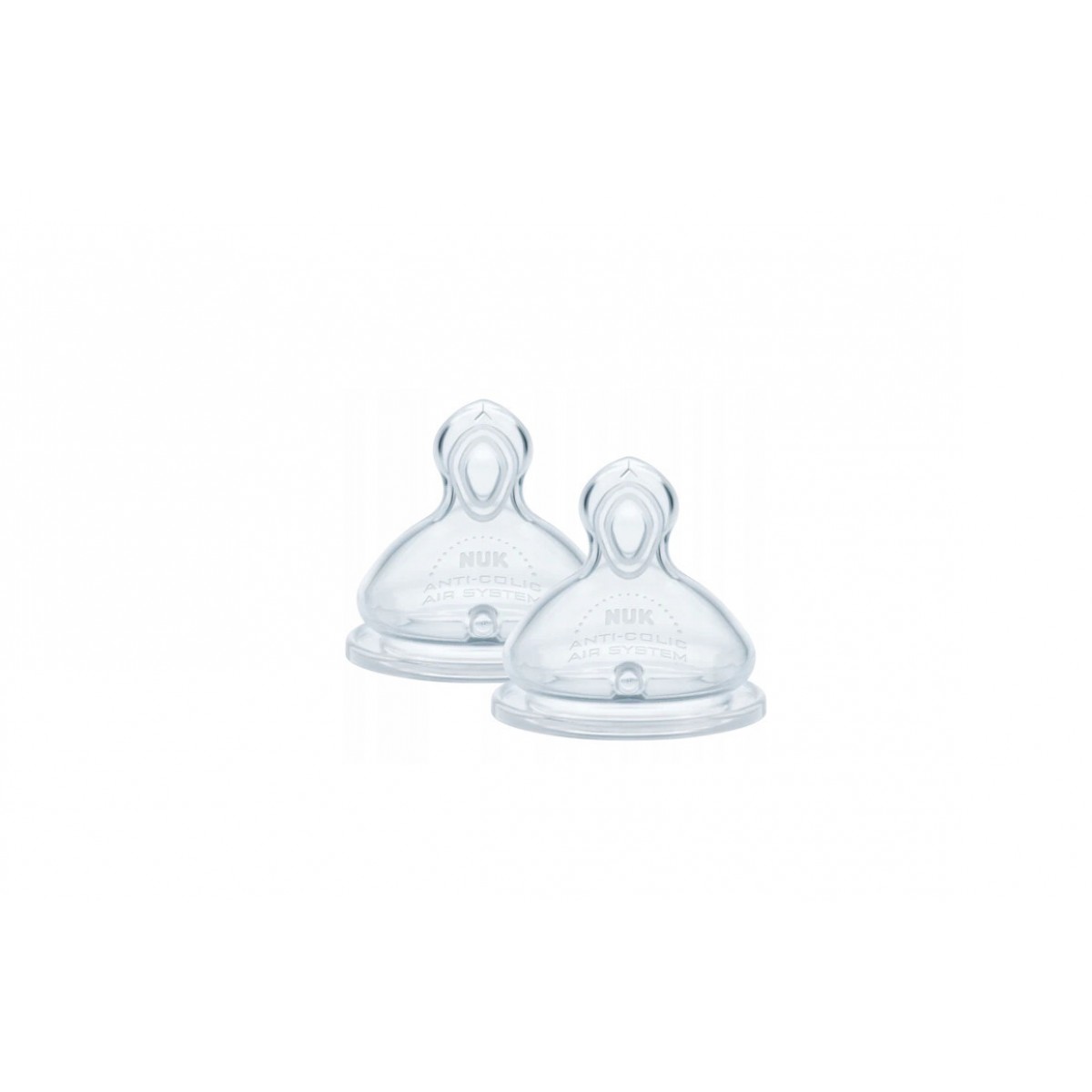 Nuk First Choice Plus Θηλή Σιλικόνης 6m+ Flow Control 2τμχ