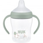 Nuk Perfect Match Εκπαιδευτικό Μπιμπερό με Στόμιο Σιλικόνης & 2 Λαβές για 6+ Μηνών  Προβατάκι Πράσινο  , 150ml