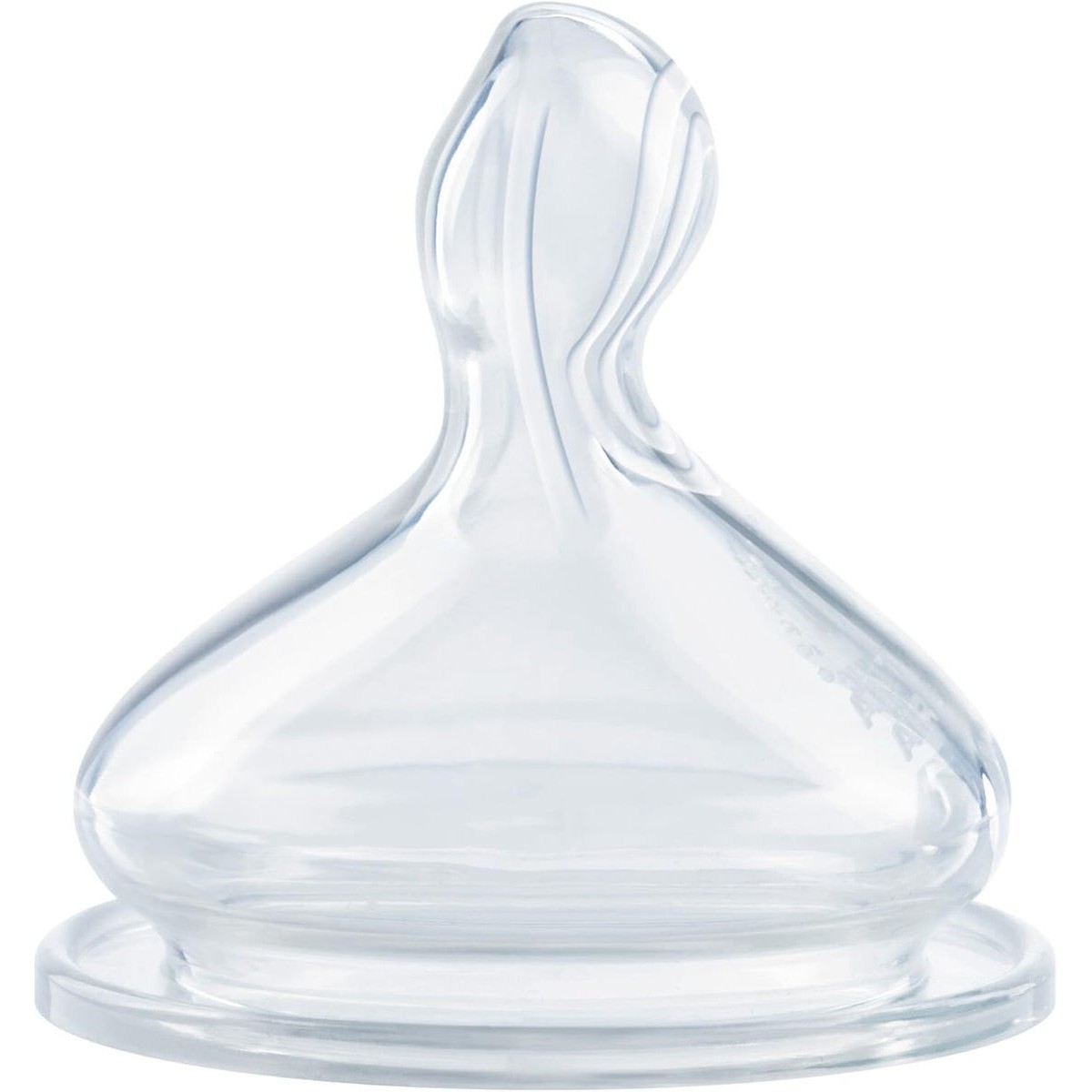Nuk First Choice+ Σετ Θηλές Σιλικόνης 2 τμχ  Μικρής Ροής 0+ Μηνών