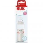 Nuk Nuk First Choice Μπιμπερό με Θηλή Σιλικόνης XL για 6+ Μηνών με Σχέδιο Καγκουρό, 360ml
