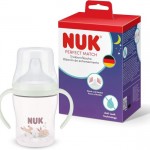 Nuk Night Εκπαιδευτικό Μπιμπερό Πλαστικό με Λαβές Μπεζ για 6m+ 150ml