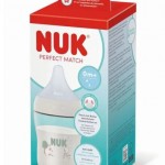 Nuk Πλαστικό Μπιμπερό Perfect Match Κατά των Κολικών με Θηλή Σιλικόνης για 0+ μηνών Sheep 150ml