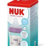 Nuk Πλαστικό Μπιμπερό Perfect Match Κατά των Κολικών με Θηλή Σιλικόνης για 0+ μηνών Μωβ150ml