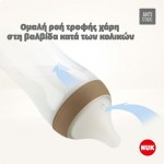 NUK Perfect Match Πλαστικό Μπιμπερό Κατά των Κολικών με Θηλή Σιλικόνης & Δείκτη Θερμοκρασίας για 0+ μηνών 230ml - Ουράνιο Τόξο