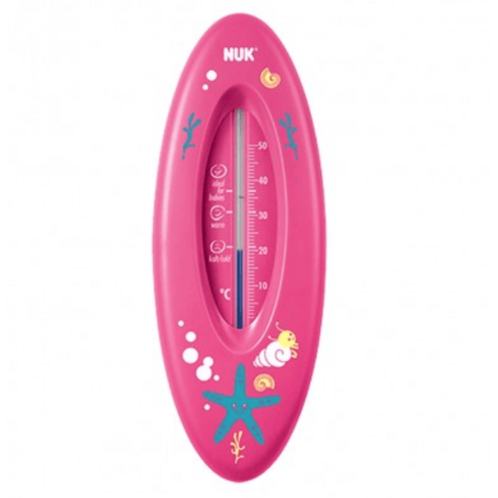 Nuk Αναλογικό Θερμόμετρο Μπάνιου Ocean Pink
