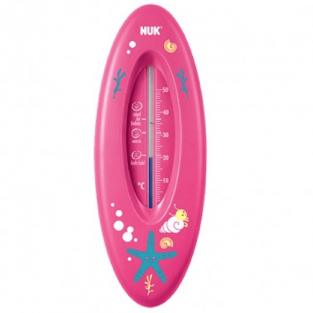 Nuk Αναλογικό Θερμόμετρο Μπάνιου Ocean Pink