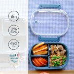 Nuvita Φαγητοδοχείο Lunch Box English Rose 490ml Nuvita Φαγητοδοχείο Lunch Box English Rose 490ml