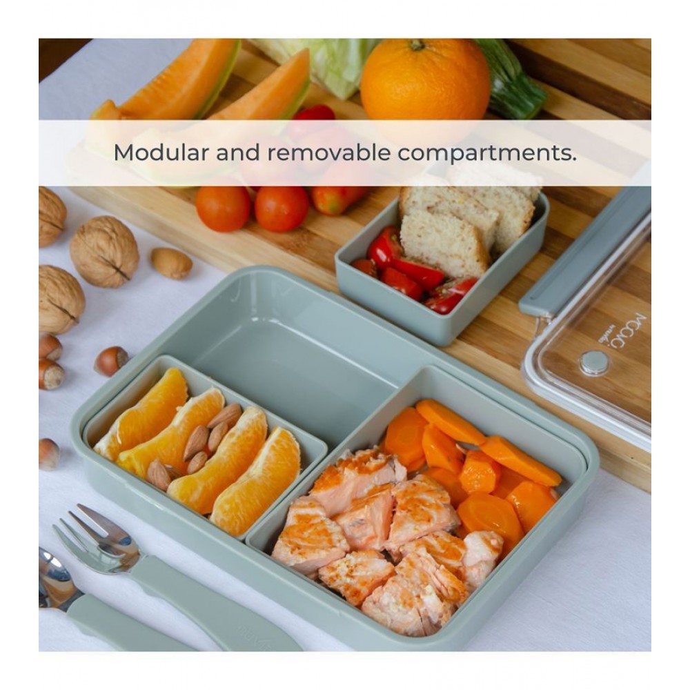 Nuvita Φαγητοδοχείο Lunch Box Sage Green 950ml