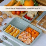 Nuvita Φαγητοδοχείο Lunch Box English Rose 950ml Nuvita Φαγητοδοχείο Lunch Box English Rose 950ml