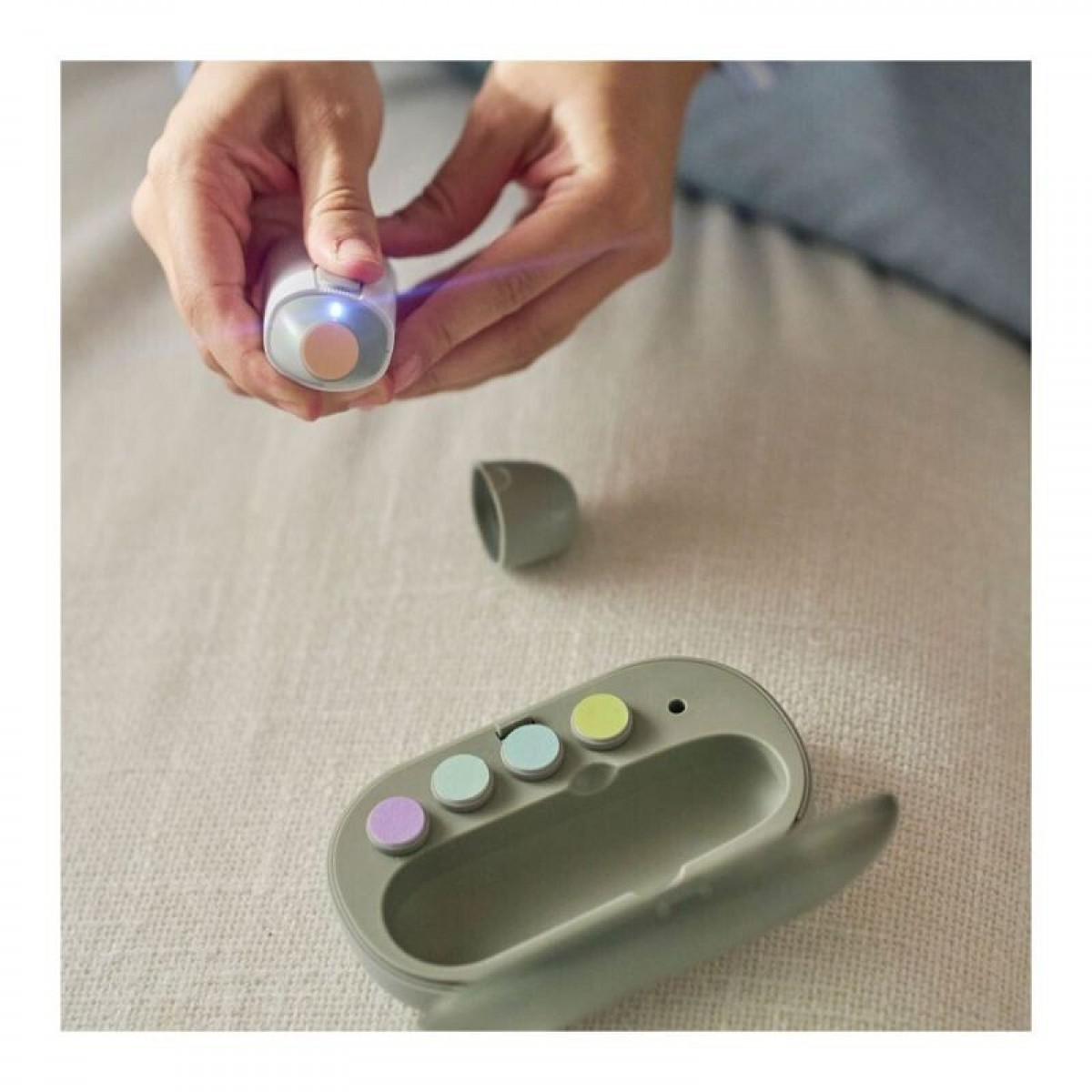 Nuvita Ηλεκτρικός Nυχοκόπτης και Λίμα Νυχιών Trimmy