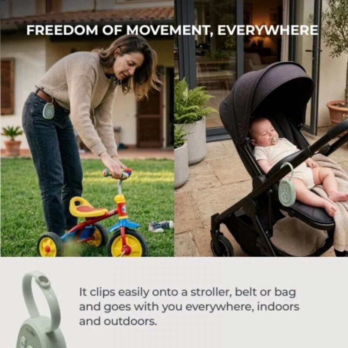 Nuvita Ηχητική Ενδοεπικοινωνία Audio Baby Monitor 3020 Nuvita