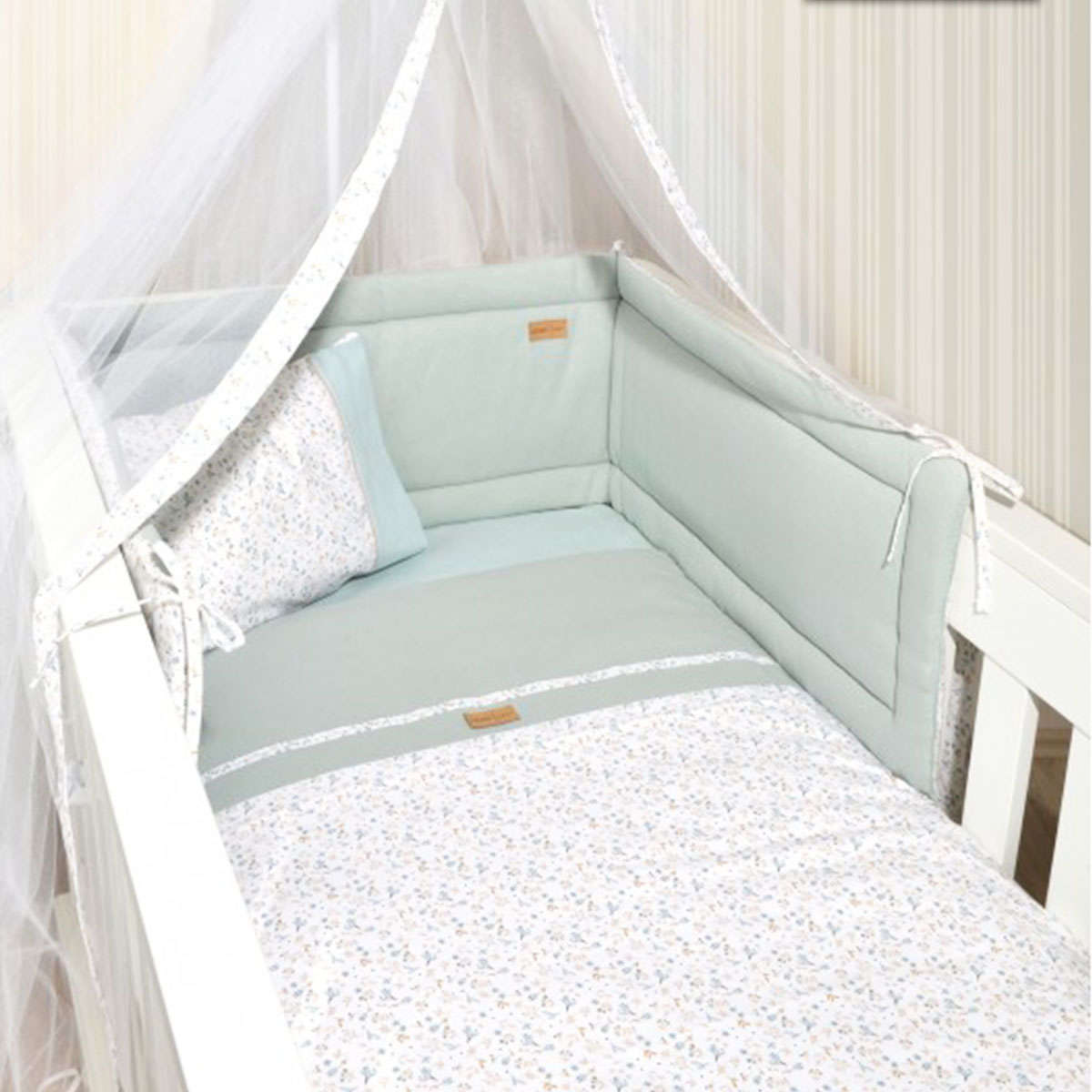 Oliver Baby Des.403Πάπλωμα & Παπλωματοθήκη 100×140  Μέντα